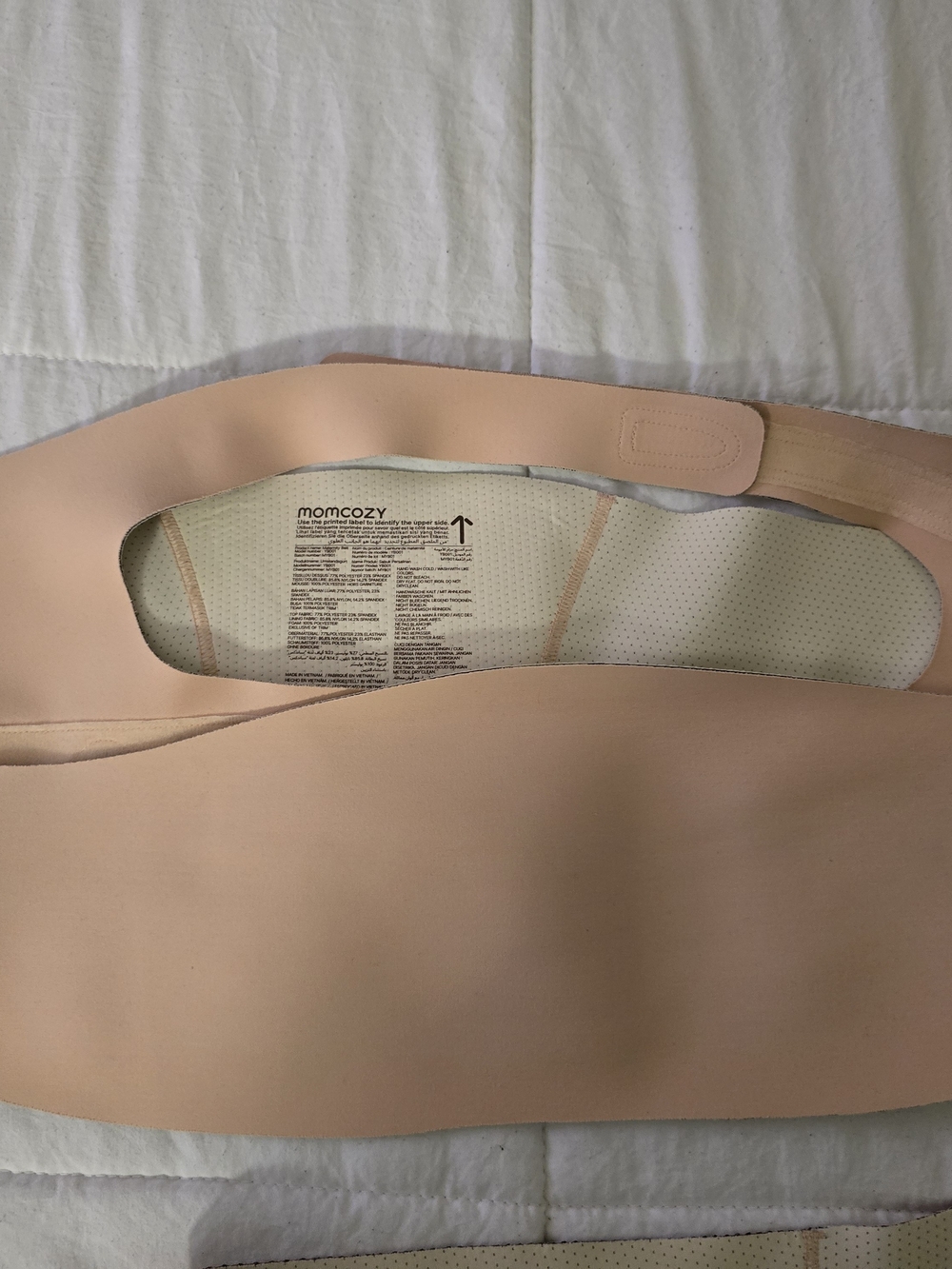 Momcozy Nude Maternity Support Belt - Soft Pregnancy Belly Band